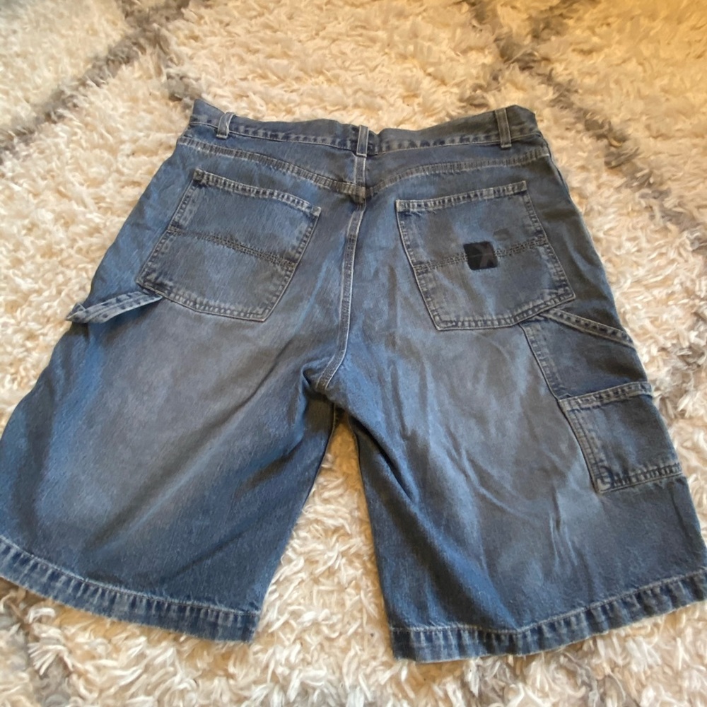 Express brand denim carpenter shorts